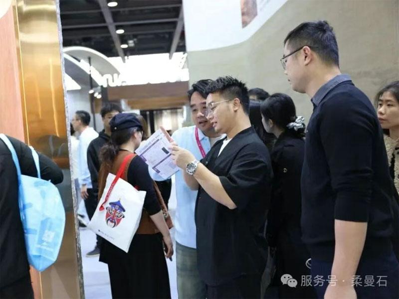 【设计周】新品牌新亮相，柔曼石闪耀全场