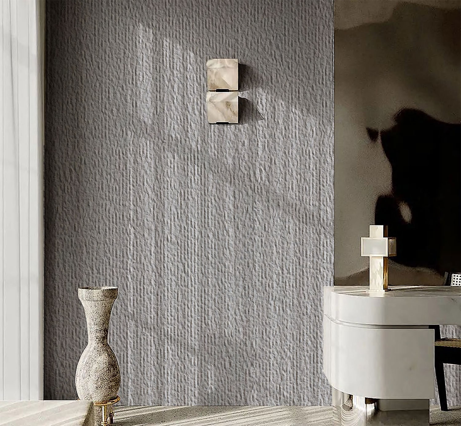 粗纹线石_白色3